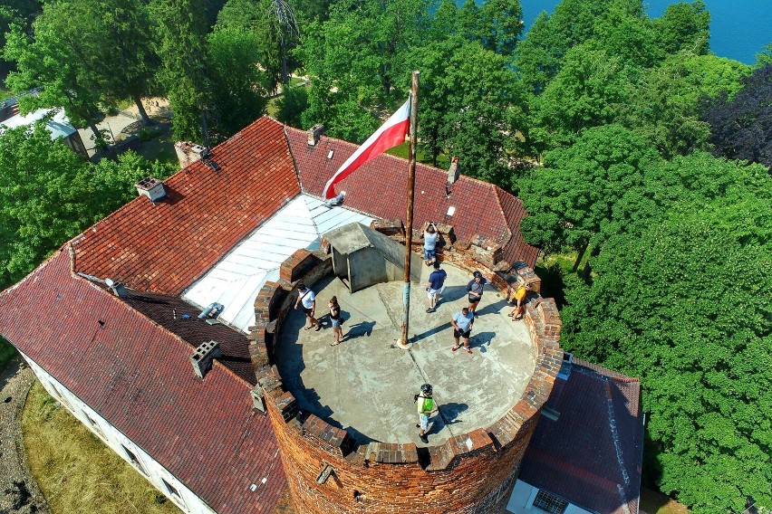 Łagów z lotu ptaka robi wrażenie!