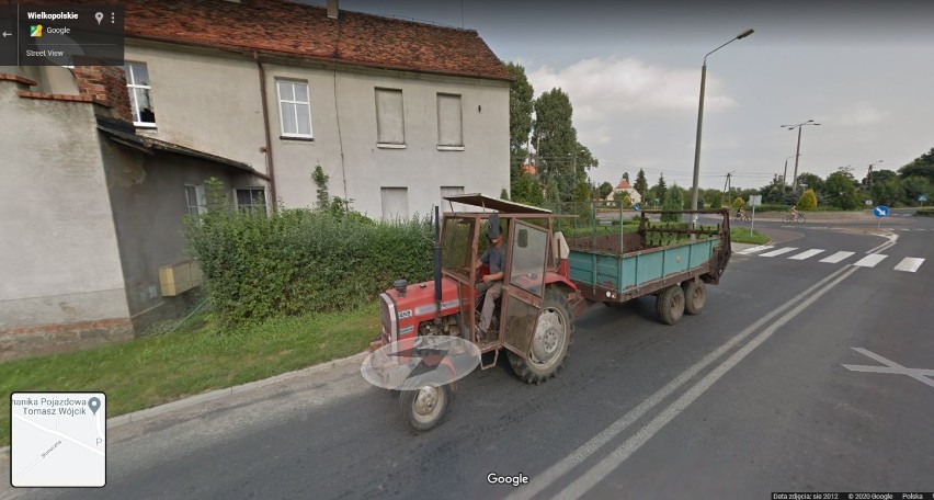 Mieszkańcy Pawłowic na zdjęciach Google Street View