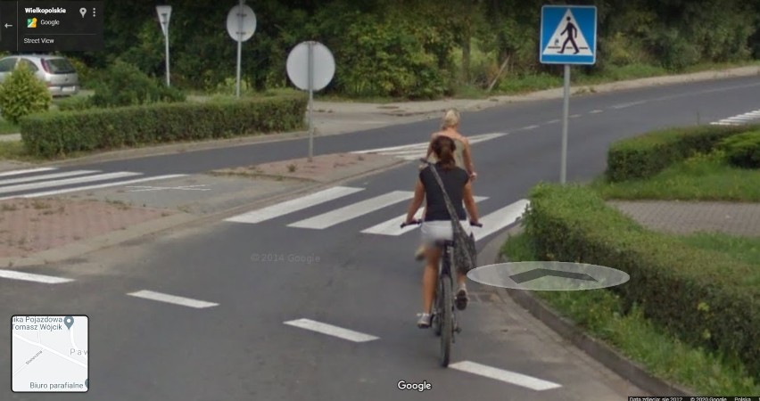 Mieszkańcy Pawłowic na zdjęciach Google Street View