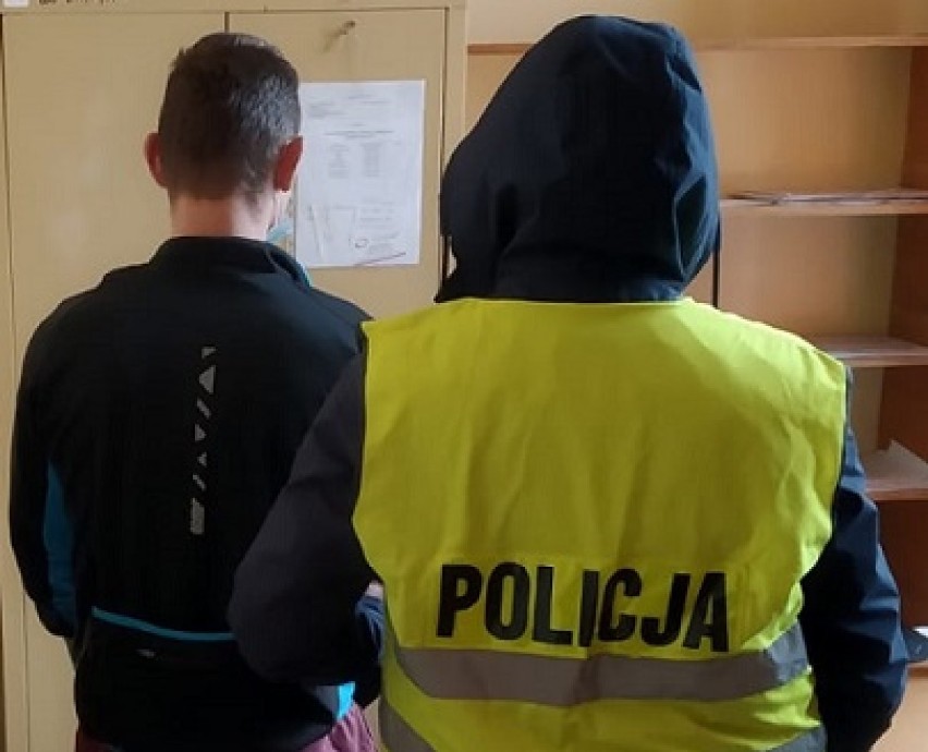 Pruszcz Gdański, Uszkodził witrynę sklepową – zatrzymali go policjanci. 37-latek był poszukiwany listem gończym
