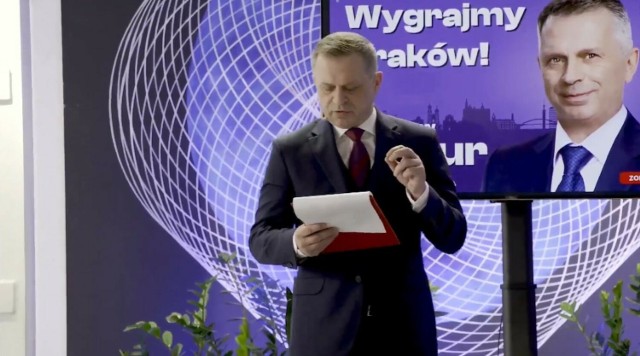 Konwencja programowa KWW Stanisława Mazura odbyła się w Forum Przestrzenie, była też transmitowana w internecie