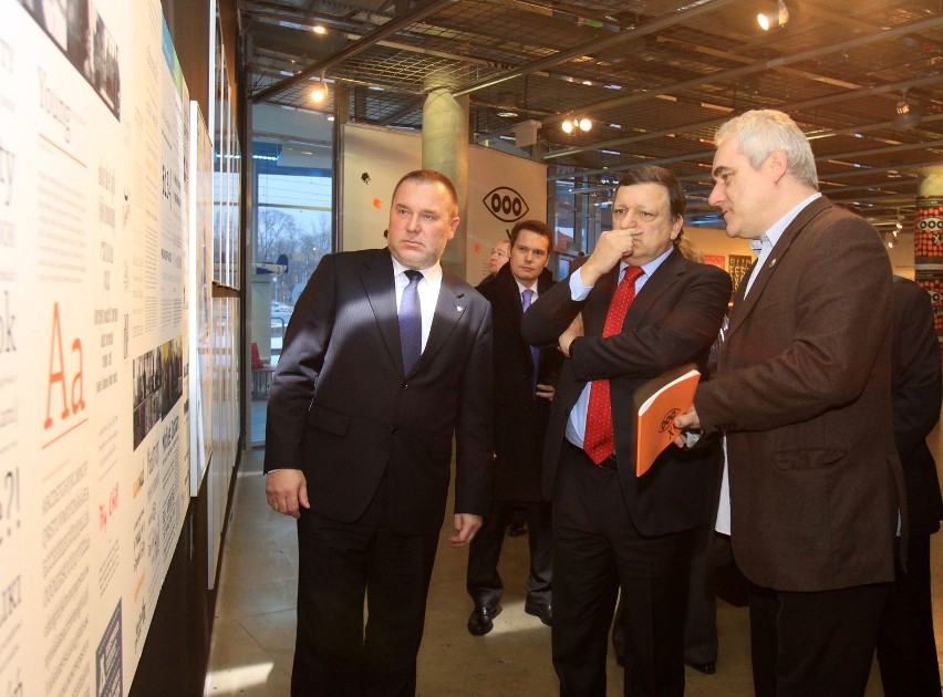 Jose Manuel Barroso w Katowicach odwiedził Rondo Sztuki [ZDJĘCIA]