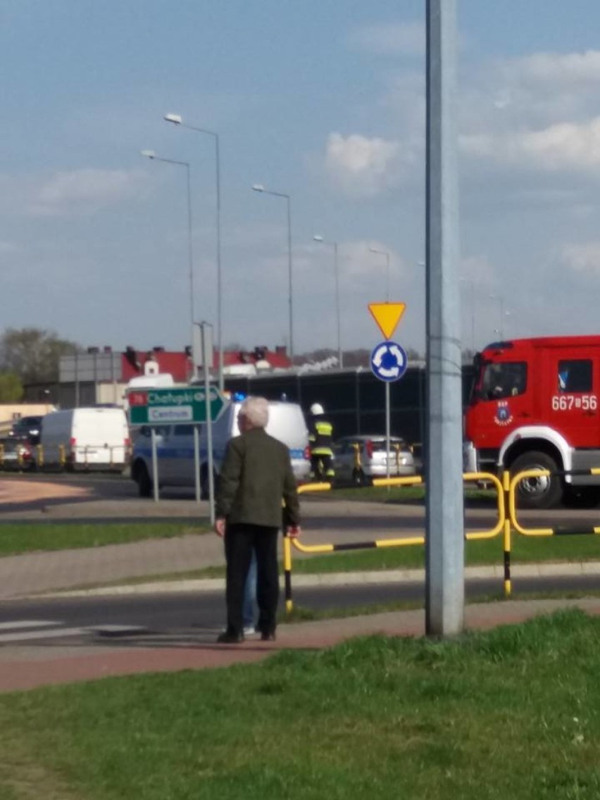 Wypadek z udziałem motorowerzysty w Wodzisławiu Śl.