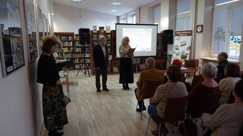 Spotkanie z Andrzejem Kobalczykiem w bibliotece w Tomaszowie na finał projektu „W okowach miłości Niepodległej”