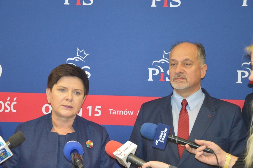 Wybory 2018 w Tarnowie. Beata Szydło poparła Kazimierza Koprowskiego