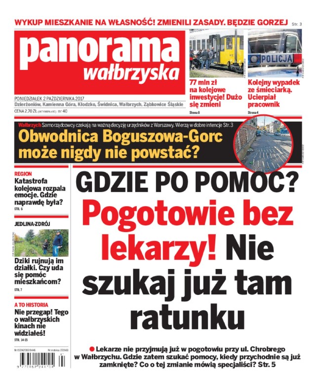 Panorama Wałbrzyska wydanie z 2 października 2017 r.