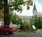 Widok katedry w Paderborn