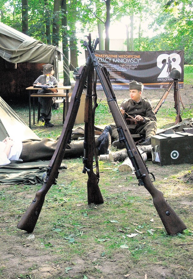 Ubiegłoroczna rekonstrukcja obozu