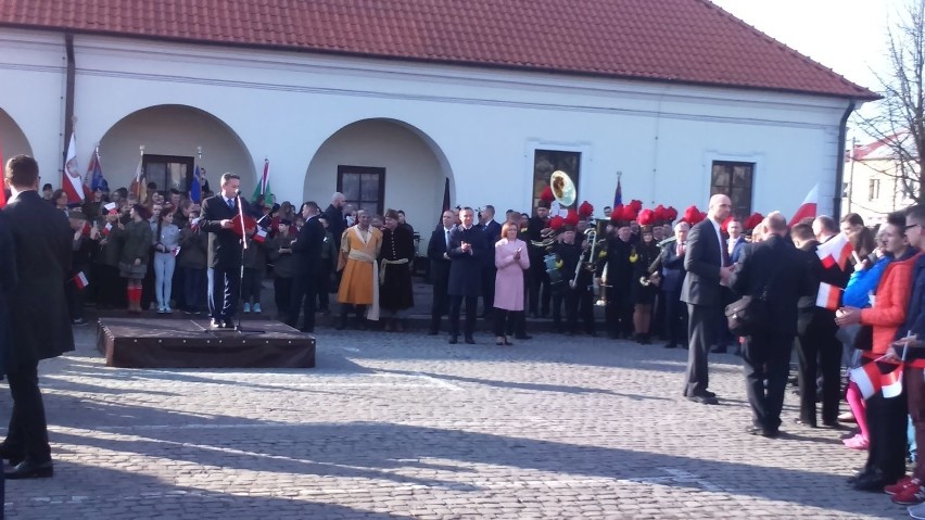 Prezydent Andrzej Duda w Staszowie. Tłumy na Rynku [WIDEO, zdjęcia]