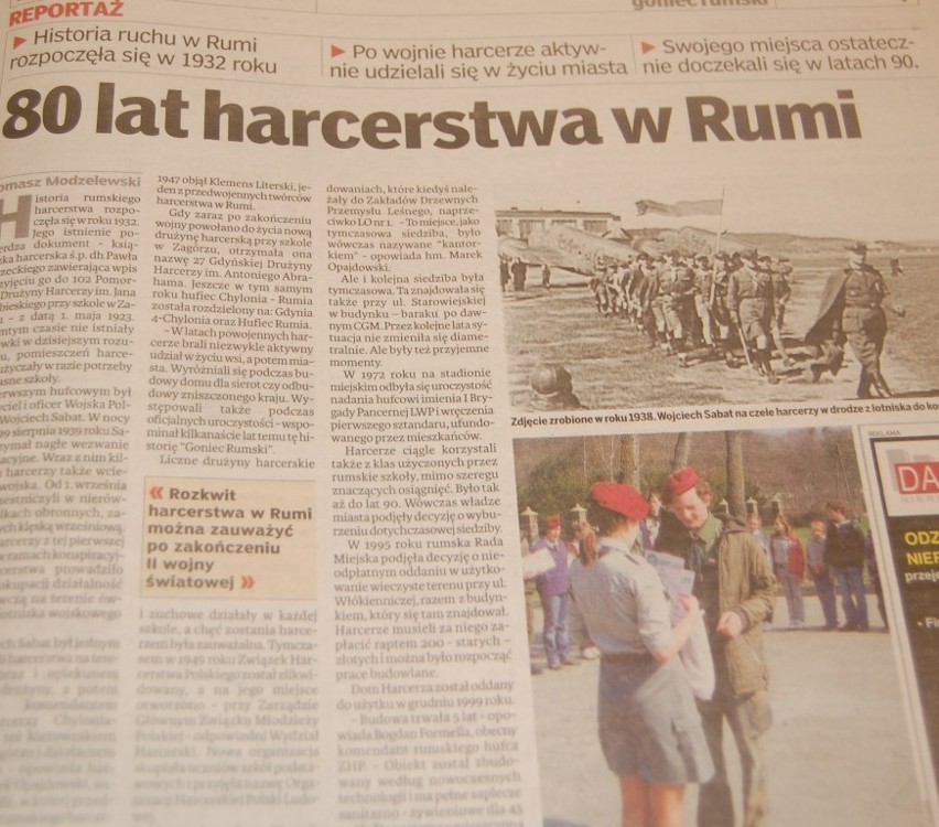 80 lat harcerstwa w Rumi świętowało ZHP w tym roku. 

My...