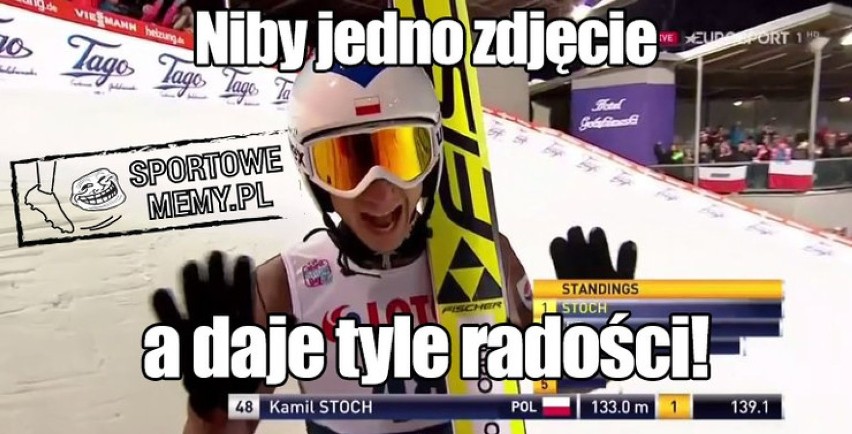 Kamil Stoch, memy. Polski skoczek triumfuje w Wiśle. "Kamil...