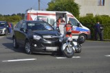 Wypadek w Przedmościu pod Głogowem. Zderzenie samochodu z motocyklem