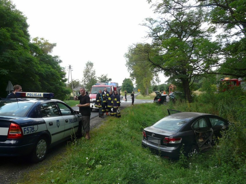 Wypadek w Boczkach w gm. Szadek