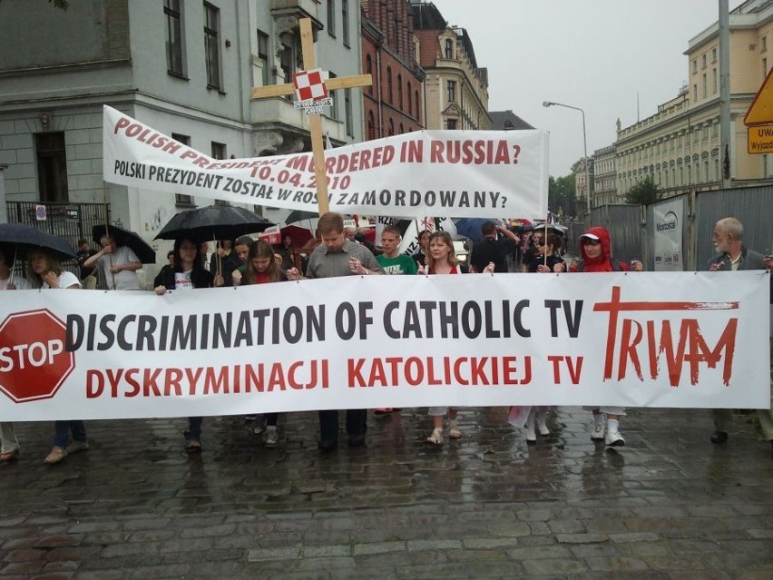 Wrocław: Kolejny marsz w obronie TV Trwam (ZDJĘCIA)