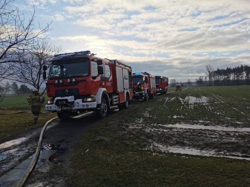 Wybuch gazu w domu w Kołacinie. Ranny został jeden z mieszkańców