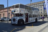 Częstochowa z pokładu autobusu piętrowego Pierwsza podróż w tym roku  ZDJĘCIA