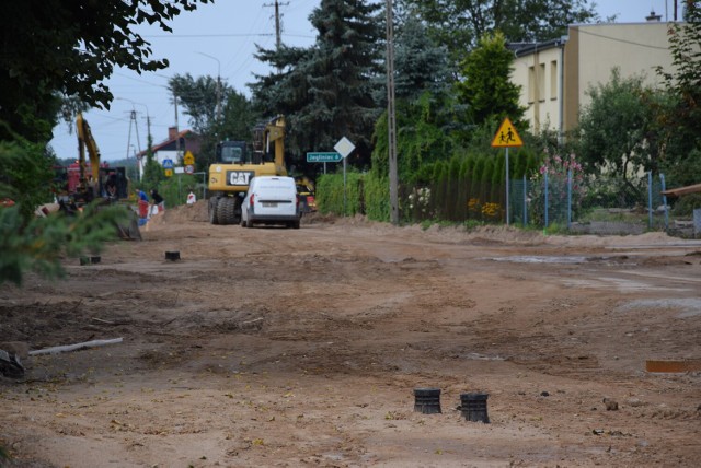 Rozkopane ulice to znak wielu inwestycji prowadzonych w Krasnopolu