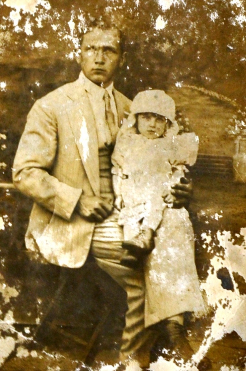 P. Krystyna z tatą, przed wojną