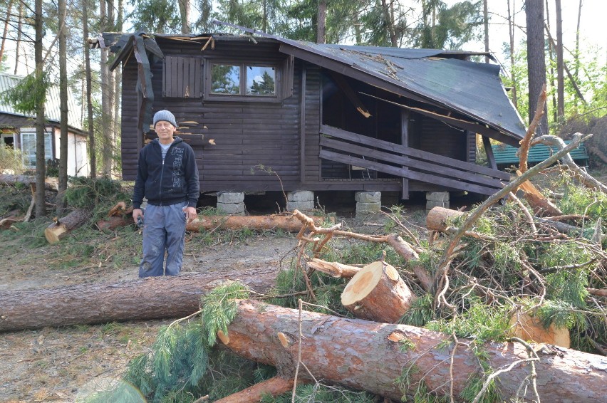 Po nawałnicy nad jeziorem Mausz (foto)