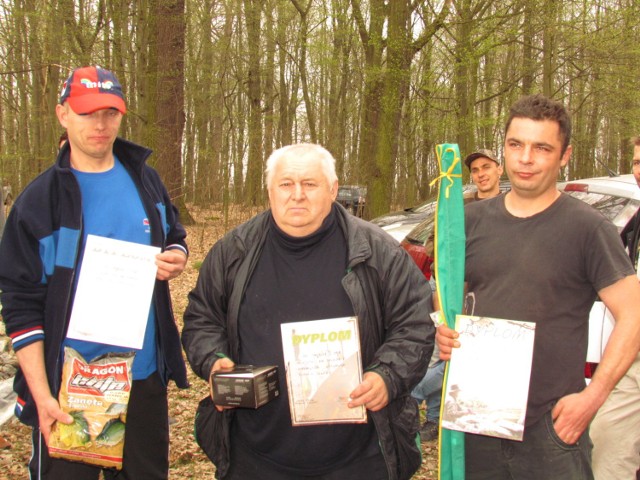 Od lewej: Grzegorz Matura, Czesław Bocheński, Mirosław Uzalski