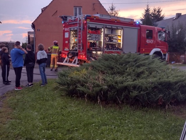 Pożar domu w Zielęcicach 29.08.2021r.