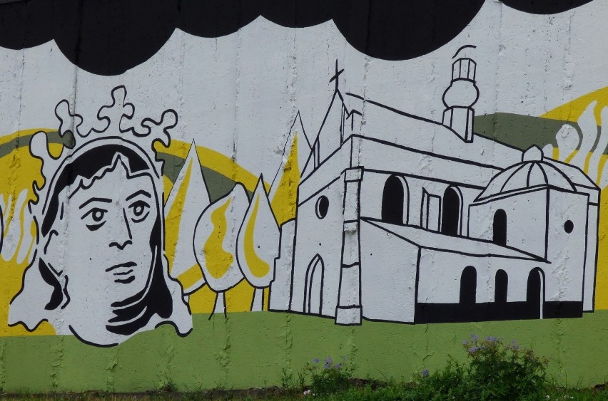 730 lat miasta Buska... i mural-gigant na upamiętnienie rocznicy lokacji