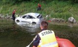 Tęgoborze. Ford focus utopiony w Jeziorze Rożnowskim