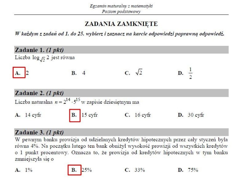 Matura 2019. Matematyka poziom podstawowy 7.05.2019. Matura z matematyki podstawowej STARA MATURA [arkusz CKE, zadania, rozwiązania]