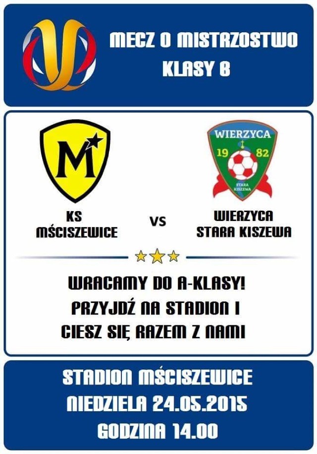 KS Mściszewice - Wierzyca Stara Kiszewa