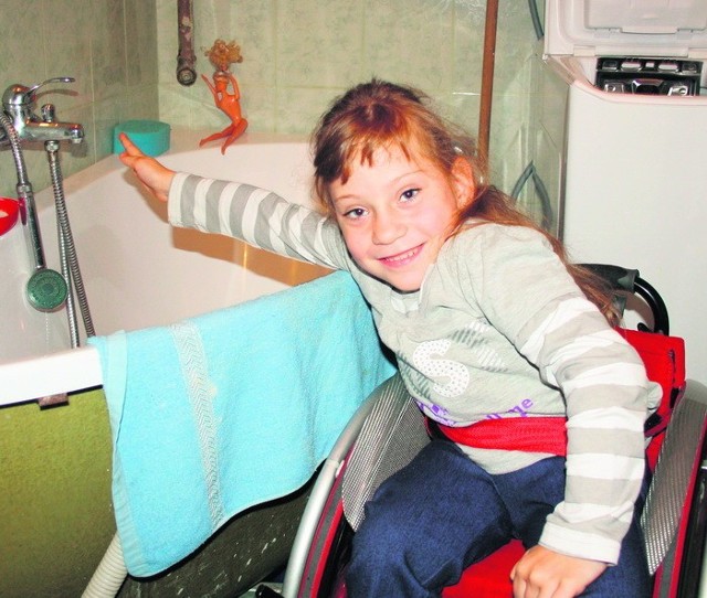 Ola Barańska z Olkusza chce być niezależna i marzy, by łazienkę dostosować do jej potrzeb