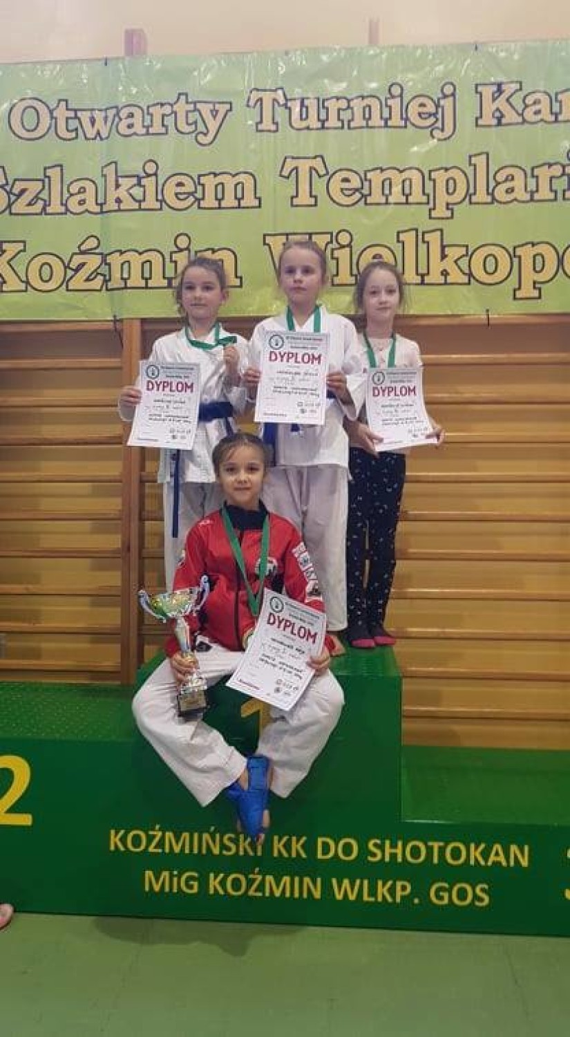 Dziewięć medali wywalczyli najmłodsi karatecy podczas VII Otwartego Turnieju Karate Szlakiem Templariuszy w Koźminie Wielkopolskim