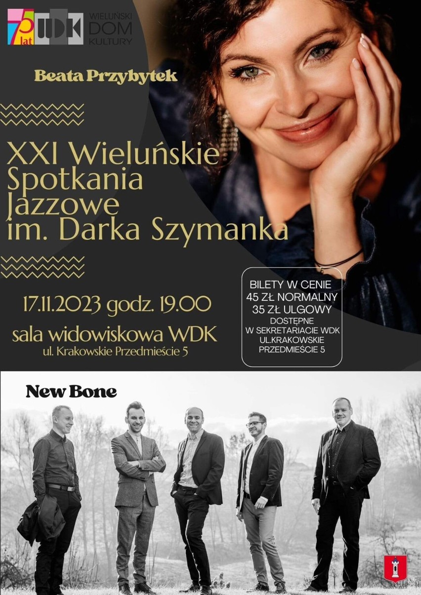 Beata Przybytek i New Bone zagrają na tegorocznych spotkaniach jazzowych w Wieluniu