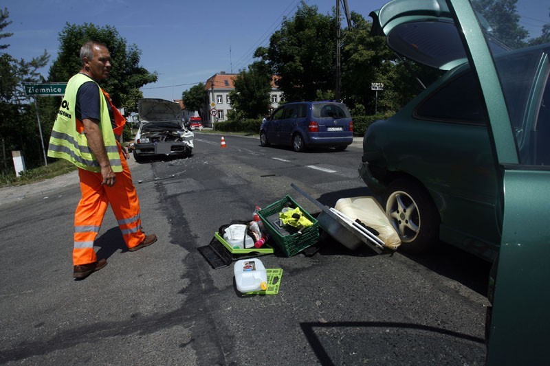 Legnica: Wypadek w Kunicach(ZDJĘCIA)