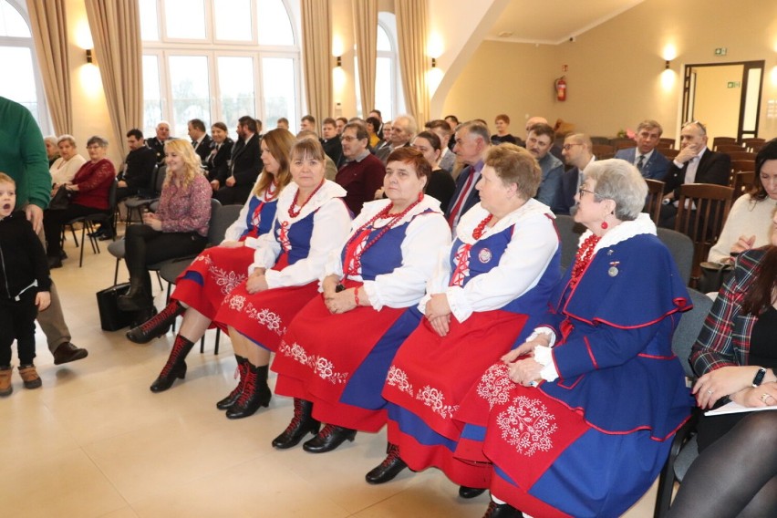 Anna Gembicka i Józef Łyczak  w GOK w Dobrem