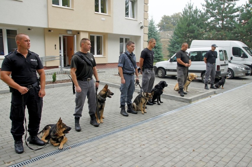 Szkolenie psów w Areszcie Śledczym w Prudniku