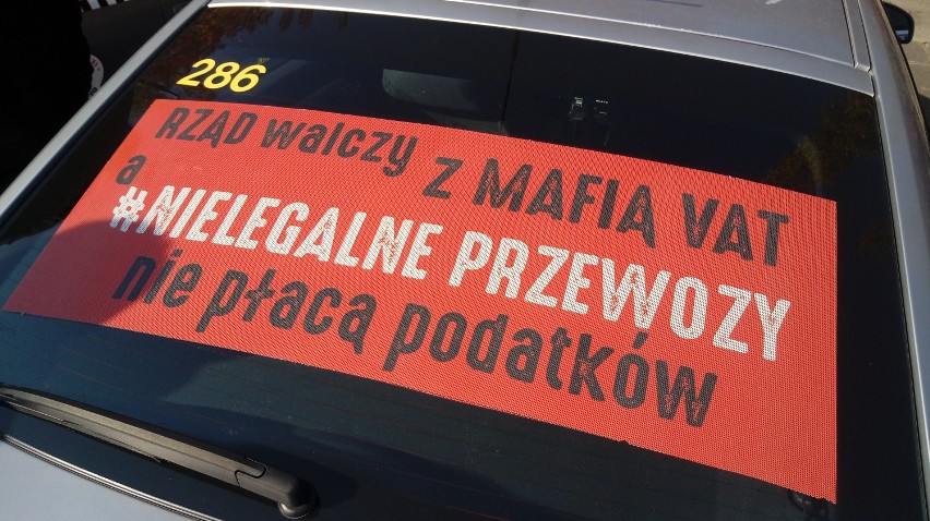 Protest taksówkarzy w Warszawie. Trasa przez centrum...