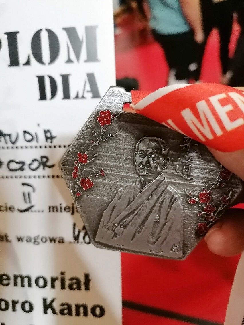 Klaudia Kaczor na zawodach w Poznaniu zdobyła srebrny medal...