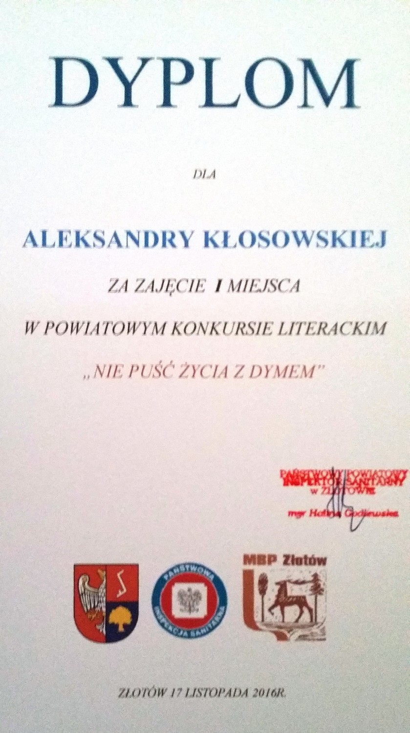 Sukces Aleksandry Kłosowskiej
