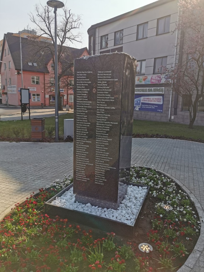 Obelisk upamiętniający ofiary katastrofy smoleńskiej w...