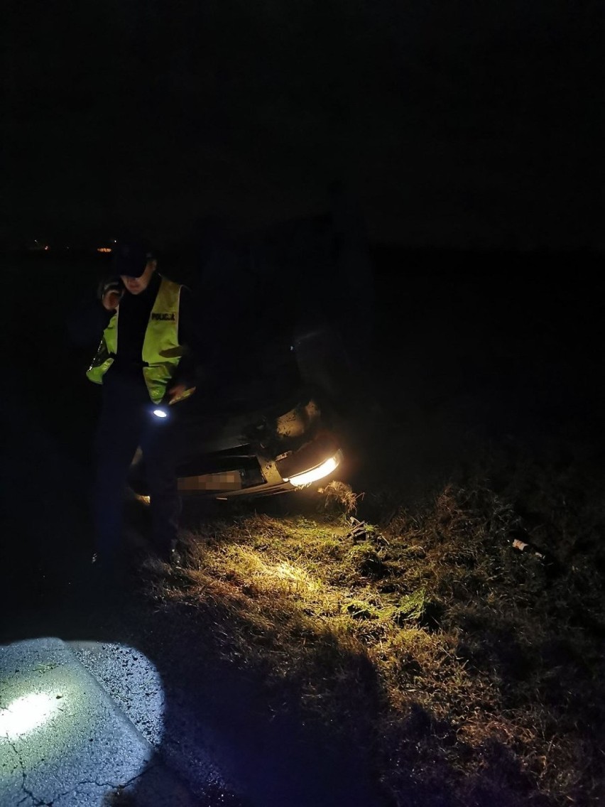 Uciekł z miejsca zdarzenia. Miał ponad trzy promile w organizmie [zdjęcia]