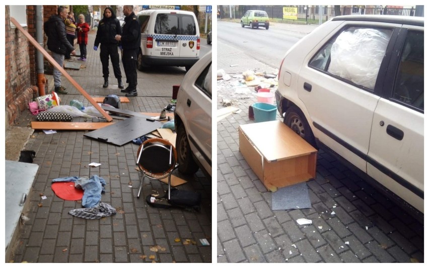 Jest reakcja policji w sprawie agresywnej kobiety z ulicy Stodólnej we Włocławku [zdjęcia]