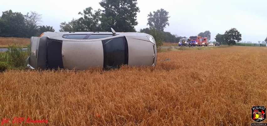 Wypadek w gminie Kruszwica. Dwóch kierowców trafiło na...