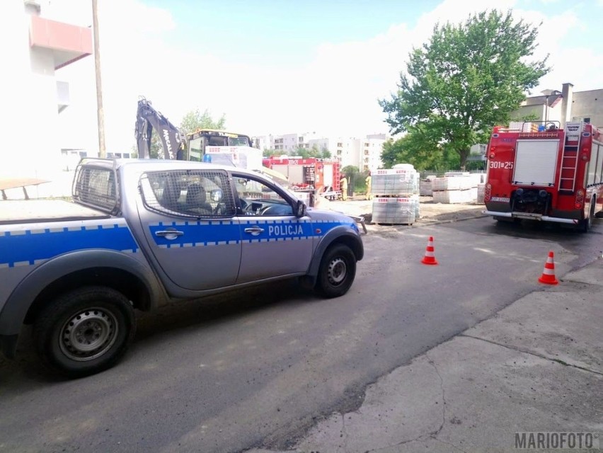 Pożar furgonetki na ulicy Sieradzkiej w Opolu