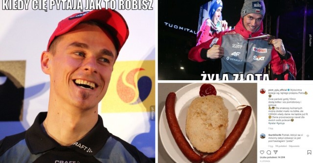 He, he, he - Piotr Żyła jest królem memów. Polski skoczek narciarski to kopalnia dobrego humoru!