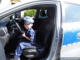 Święto Policji 2020 w Busku - Zdroju. 4 - letni Mikołaj przyszedł z dziadkiem do komendy żeby osobiście złożyć życzenia (ZDJĘCIA)