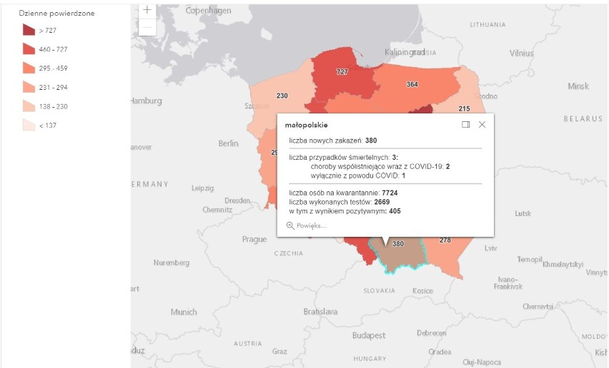 Koronawirus. Są nowe zakażenia w Tarnowie oraz powiatach tarnowskim, bocheńskim, brzeskim i dąbrowskim [AKTUALIZACJA 21.02]]