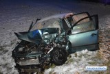 Dolny Śląsk. Wypadek na DK 94 w Kunicach. Trzy osoby zostały ranne, jedna jest w ciężkim stanie. Droga zablokowana