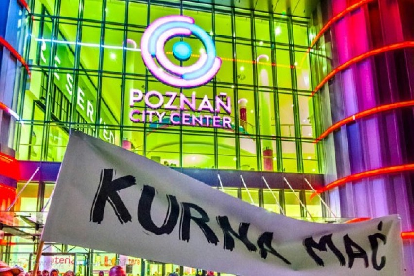 Protest przeciwko Poznań City Center