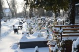 Cmentarz w Żaganiu w zimowej scenerii! Zobaczcie, jaki jest piękny i spokojny!