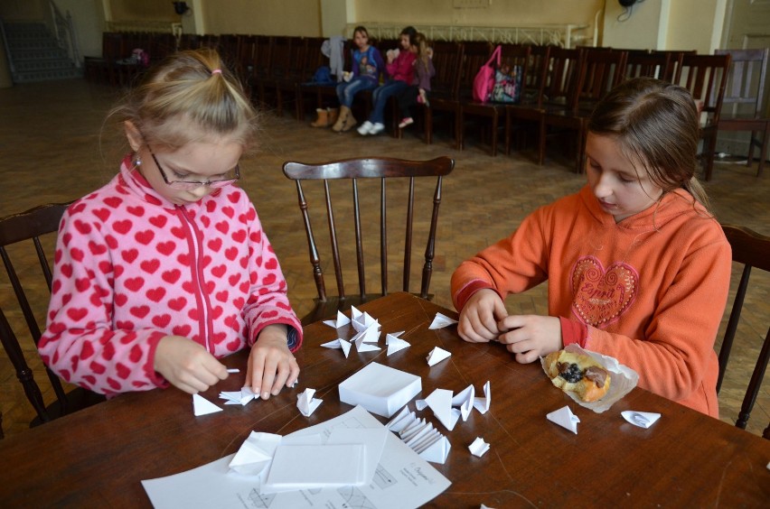 Zajęcia z origami w CKŚ Lipiny